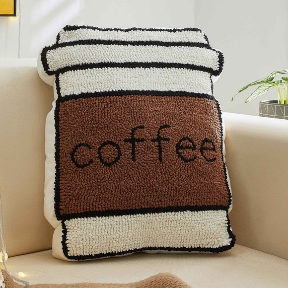 Coffee Cup Shaped Pillow - Picture 1 of 1